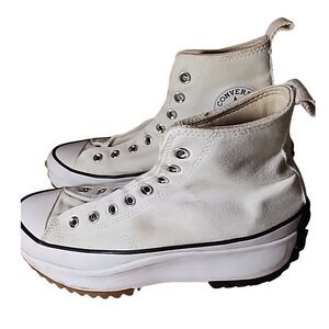 Converse‎ Shoes Sneakers Mens 8.5 Womens 10 Run Star Hi Top White 166799C Unisex